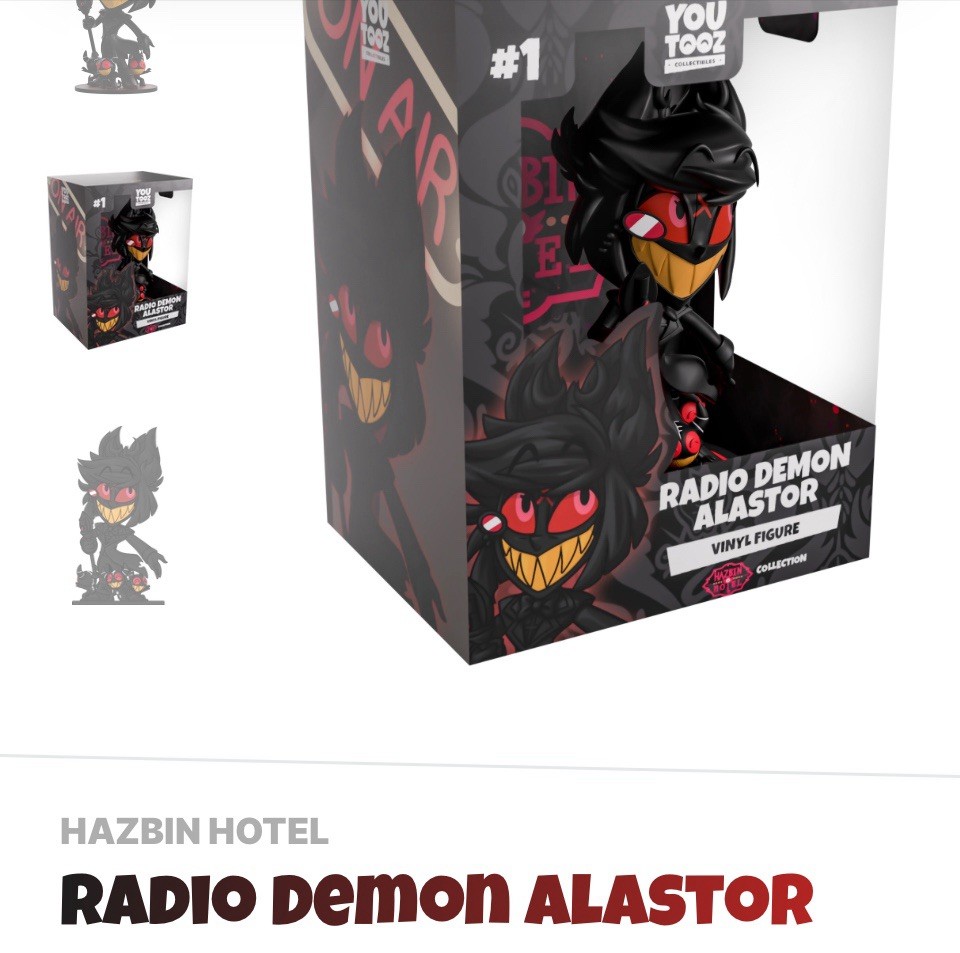 Youtooz * Radio Demon Alastor * Hazbin Hotel * Vinyl Figure * NEW