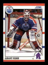  1990 Grant Fuhr 275 Oilers Score Hockey Sports Trading Card CC