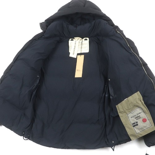 Ten C ALPINE Puffer Jacket Garment Dyed Hooded ZIPUP Puffer Jacket 46 with Garm - Picture 4 of 10