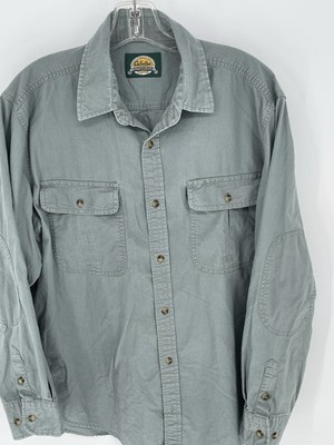 Cabela s Outdoor Gear Button Up Shirt Mens Large Long Sleeve Workwear Pockets