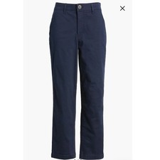 NWOT Wit  Wisdom Skyrise Slim Straight Leg TwillPants in Navy SZ 4