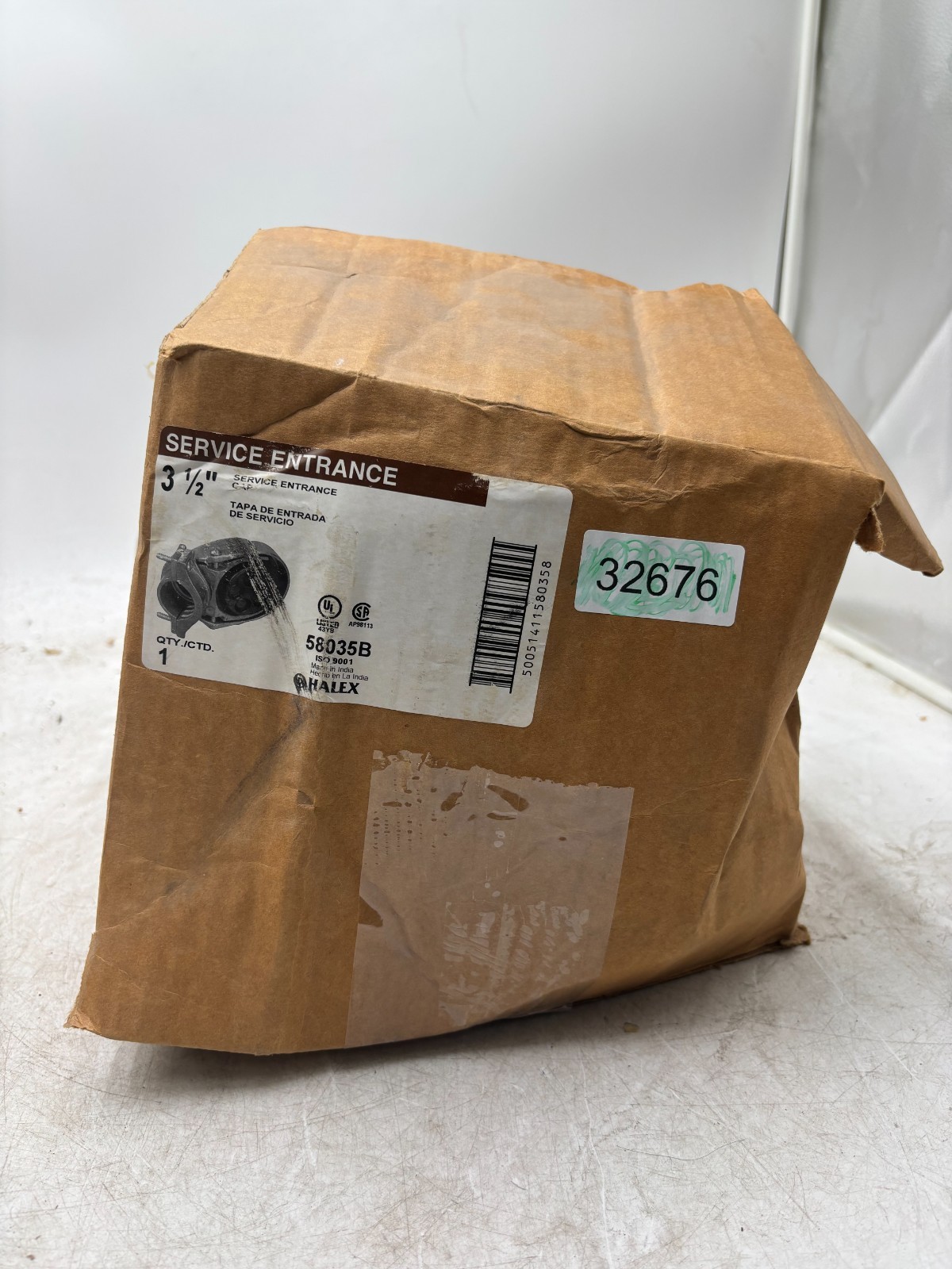 Halex Aluminum Service Entrance Cap 3-1/2" Weatherproof Conduit Fitting