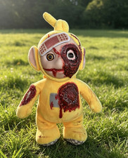 OOAK Horror Teletubbies Laa-Laa Yellow Plush Soft Toy.