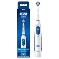 Braun Oral-B Pro 100 Precision Clean, Battery Powered Electric Toothbrush