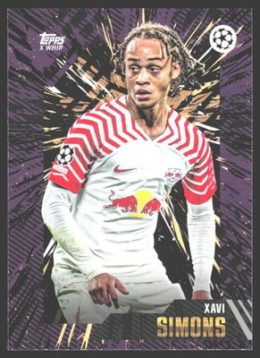 2023-24 TOPPS Gold Uefa UCL Xavi Simons (RB Leipzig)