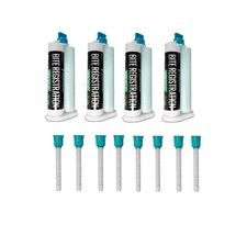 4 X 50ML VPS Mint Bite Registration Material SUPER FAST Set +8 Mixing Tips