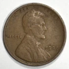 1909 Philadelphia Mint Copper Lincoln Wheat Cent