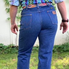 Vintage 70s Wrangler 912 No Fault Jeans high rise 36x34