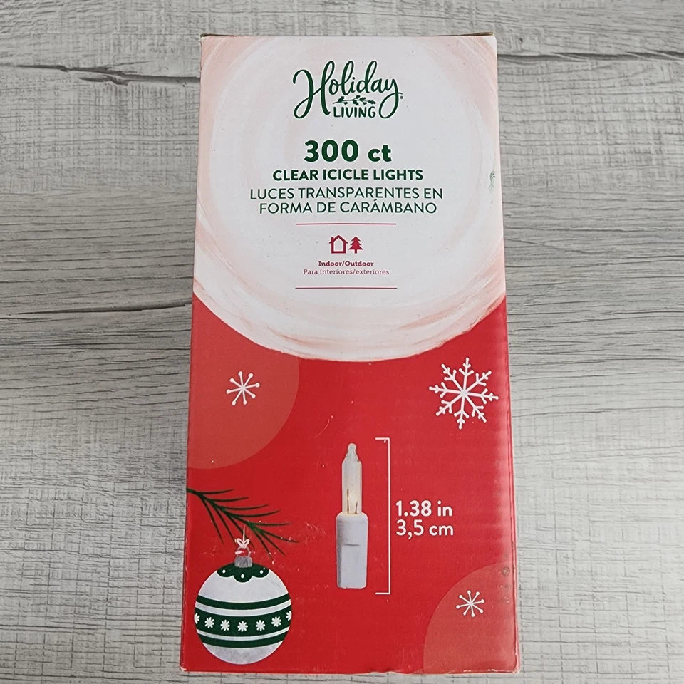 Holiday Living 300 ct Claro Blanco Cálido Hielo Luces de Navidad - NUEVO Foto 2 de 4