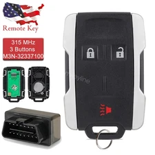 DIY Programmer + Remote Key Fob For 2014 - 2018 Chevrolet Silverado GMC Sierra