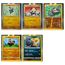 5 Card Pancham & Pangoro Pokemon TCG Lot - BREAKpoint Guardians Rising Team Up