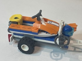 Lego City 7737 Coast Guard 4WD Jet Scooter Complete Minifigure Manual