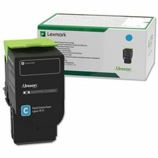 Lexmark Original Extra High Yield Toner Cartridge - Cyan - 1 Each