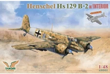 1/48 Takom #48001 Henschel Hs129B-2 With Interior