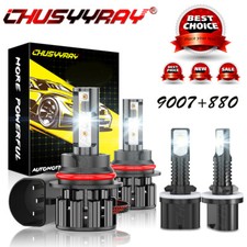For Lincoln Navigator 2000 2001 2002 4x 6000k Led Headlight Fog Lights Bulbs