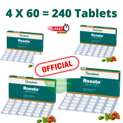 Himalaya Reosto Tabletten für die Knochengesundheit 4 Boxen schnelle kostenlo...