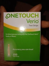 OneTouch Verio Glucose Blood Test Strips - 100 Count