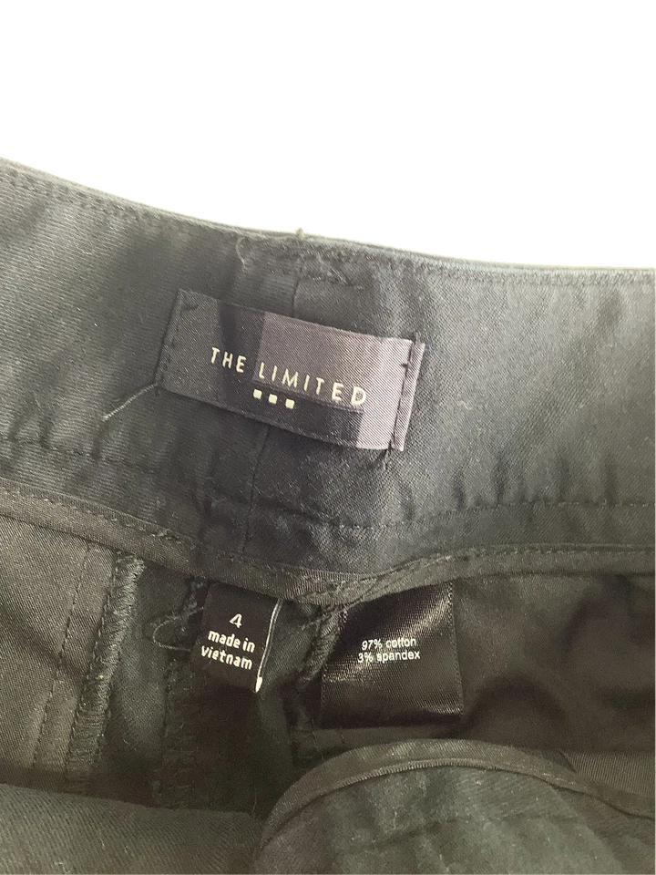 Pantalones cortos negros para mujer The Limited talla 4 usados en excelente estado Foto 2 de 4