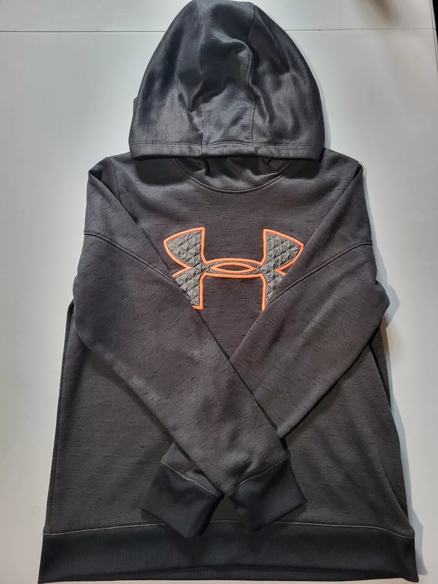 Under Armour Womens Size M Loose Fit Hoodie Sweatshirt Gray Cold Gear Size M