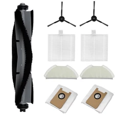 Main Brush Side Brush Filter Wipe Dust Bag For AIRROBO T20+ Vacuum Cleaner