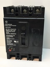 Westinghouse MCP0322R 3-Pole 3-Amp 600V Motor Circuit Breaker 3A 3P 600VAC