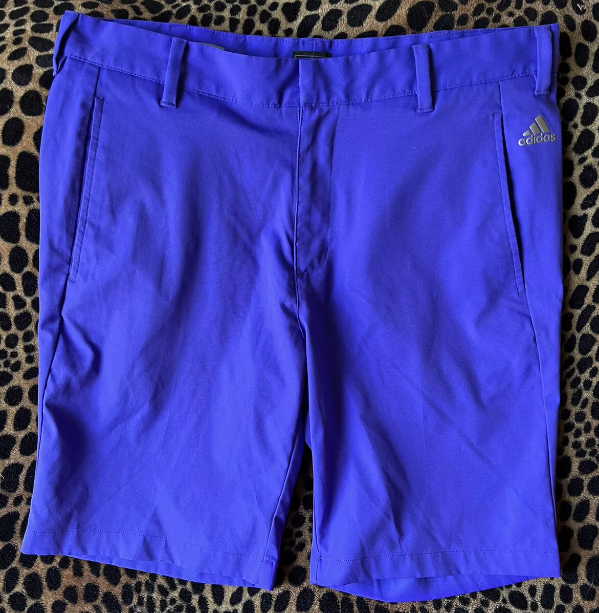 Adidas Mens Golf Purple Shorts Size 32