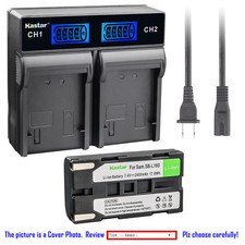 Kastar Battery LCD Rapid Charger for Samsung SB-L160 Samsung VP-L520 Camcorder