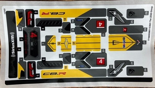 LEGO Sticker Sheet Collection Star Wars Marvel DC Creator Technic You Pick NEW - Bild 16 von 21