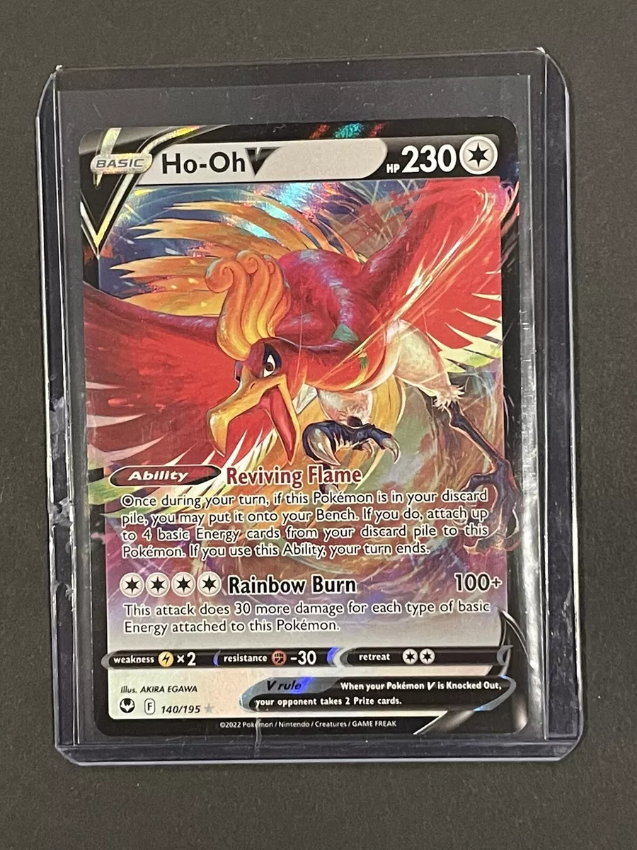  Ho-oh V 140/195- Silver Tempest - Pokemon Ultra Rare