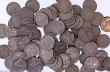 1/2-3/4 Horn Buffalo Nickels 5C - Fein Menge Von 100 Münzen - Gemischte Jahre