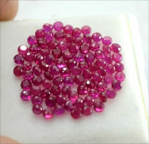 Runde transparente Lose Edelsteinart Rubine