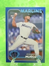 Roddery Munoz RC - Royal Blue - 2024 Topps Update #US322 Miami Marlins Rookie