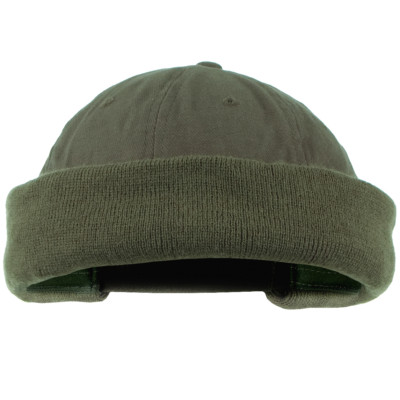 Commando Watch Cap Round Beanie Hat Extra Short Docker Work