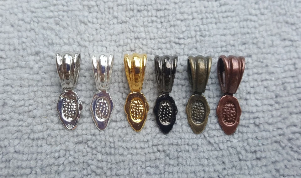 Pegamento de plata antiguo elegante para fianzas (paquete 5/15) se envía desde WI, EE. UU. (185-AS) Foto 4 de 4