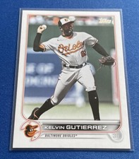 2022 Topps Update Series #US319 Kelvin Gutierrez Baltimore Orioles