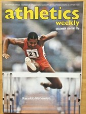 ATHLETICS WEEKLY - 12 DECEMBER 1981 - RENALDO NEHEMIAH - NATIONAL 100KM WALK