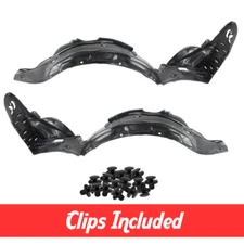 Front Fender Liner Set w/ Clips For 1994-2001 Acura Integra AC1249101 AC1248101