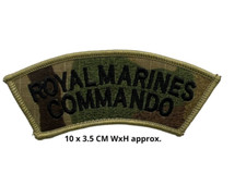 Royal Marines Commando camouflage Shoulder Embroidered Sew On Patch Badge N-489