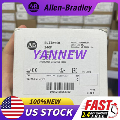 NewFactory Sealed AB 140M-C2E-C25 Allen-Bradley Motor Protection Circuit-Breaker