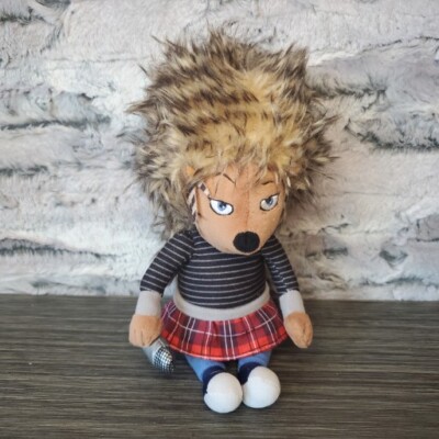TY Ash The Porcupine Rocker Sing Movie Cartoon Plush Stuffed Toy 8 inch