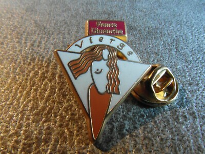 RARE PIN'S PINS - FRANCE SUNDAY - VIRGIN ASTROLOGY - Signed TOSCA * EF