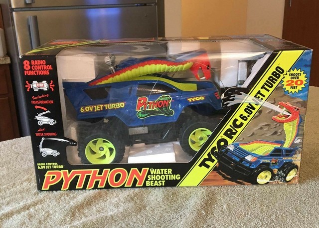 tyco python remote control car