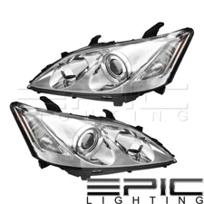 Halogen Headlights Headlamps For 2007-2009 Lexus ES350 Left Right Sides Set Pair
