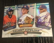 ROGELIO ARMENTEROS Signed 2018 Bowman Talent Pipeline Baseball Card ASTROS AUTO