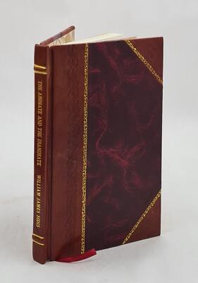 The Animate And The Inanimate / William James Sidis. 1925 [Leather Bound]