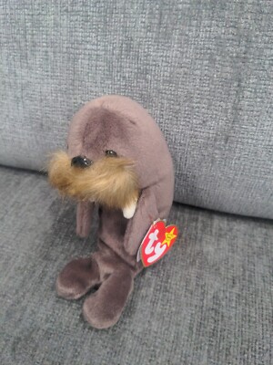 TY Beanie Baby Rare Retired Original Pristine Mint Condition 1996 Jolly Walrus 
