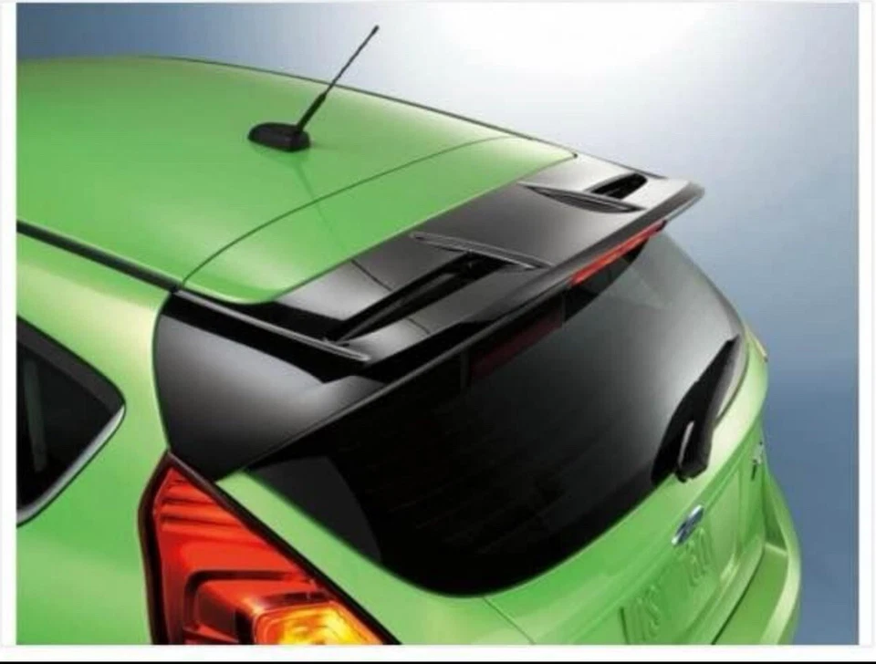 Alerón trasero negro brillante 8A6J-44210 estilo ST 2011-2019 Ford Fiesta Hatchback OEM Foto 2 de 4