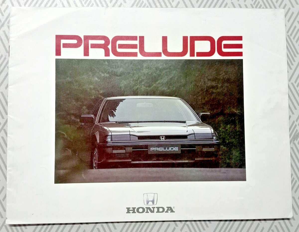 Honda PRELUDE 2nd gen JAPANSE CATALOG, brochure, book | eBay