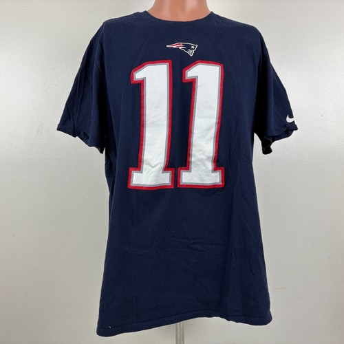 Camiseta deportiva Nike Julian Edelman para hombre talla XL New England Patriots azul NFL - Imagen 4 de 6