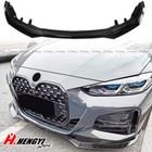 Gloss Front Bumper Lip Spoiler For BMW 4 Series G22 G23 M Sport 2020-2025 Coupe